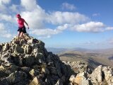 Nicky on Esk Pike